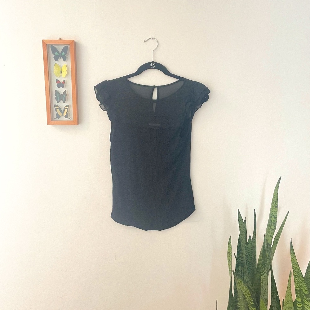 H&M, Size Small, Black Blouse